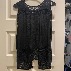 Lace bohemian top